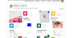 Desktop Screenshot of biolabo.fr